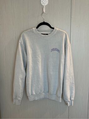 Civil Regime Sweatshirt Mens Size M Crewneck Embroidered Logo Gray